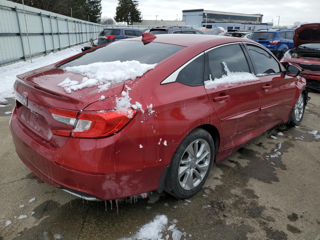2019 Honda Accord VIN 1HGCV1F15KA004998 Copart auction photo, front end damage thumbnail 3