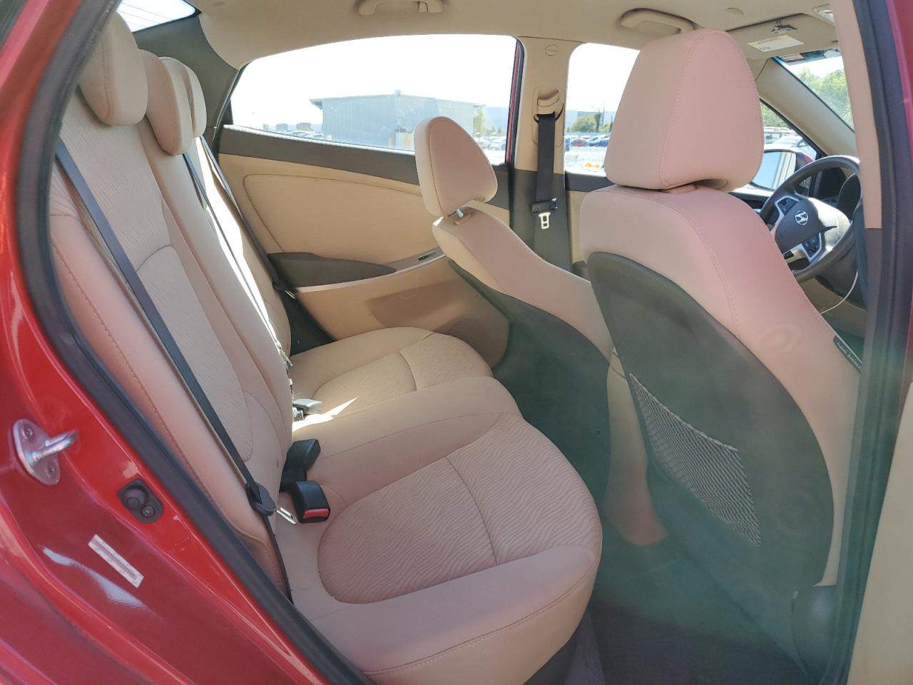 2013 Hyundai Accent VIN KMHCU4AE1DU338326 Copart auction photo, front end / rear end damage thumbnail 10
