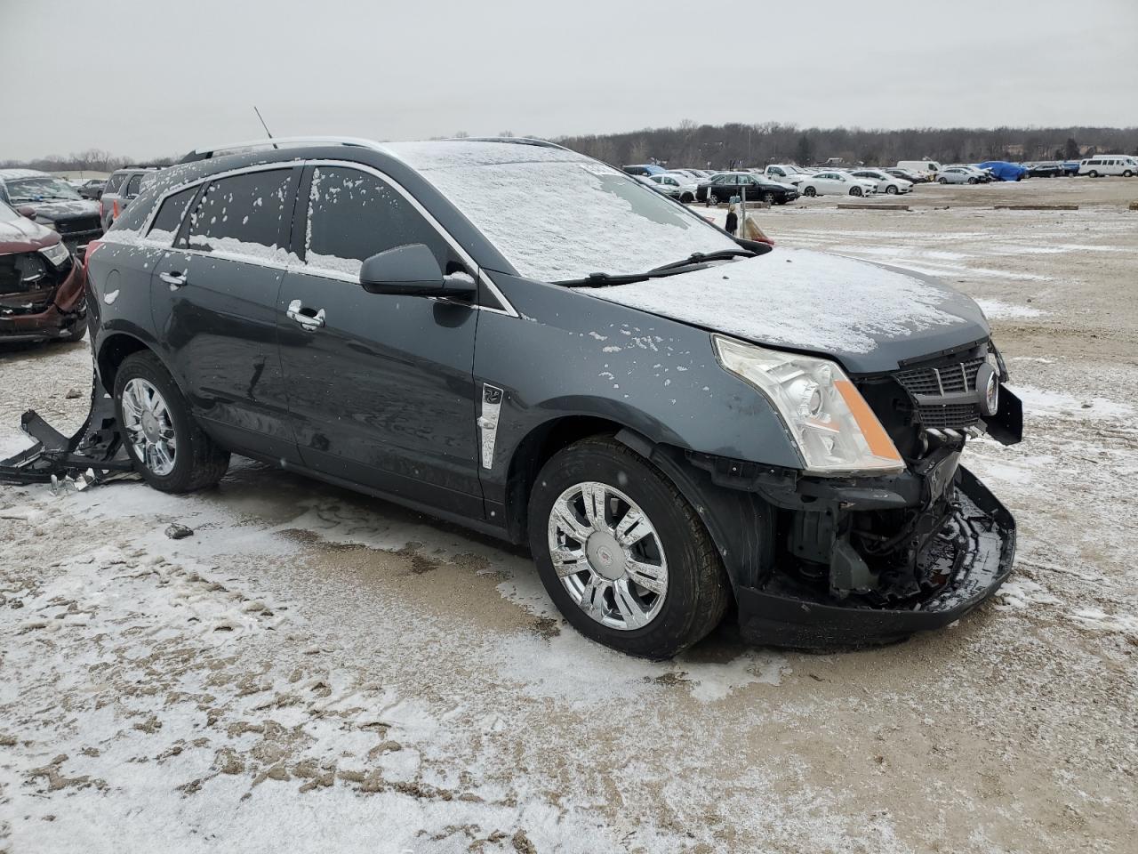 2011 Cadillac SRX VIN 3GYFNAEY5BS520636 Copart auction photo, front end damage thumbnail 4