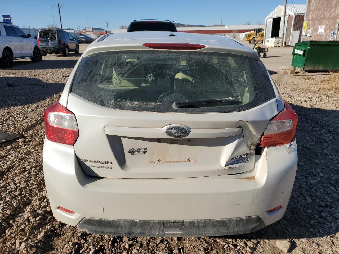2014 Subaru Impreza VIN JF1GPAC62E8253030 Copart auction photo, front end / rear end damage thumbnail 6
