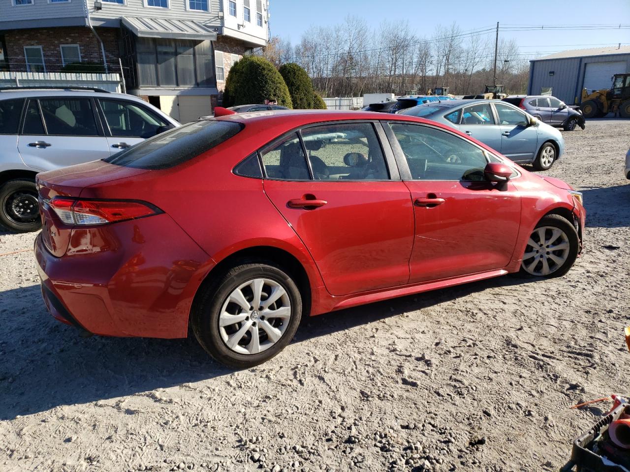 2020 Toyota Corolla VIN JTDEPRAEXLJ076307 Copart auction photo, front end / minor dent/scratches damage thumbnail 3