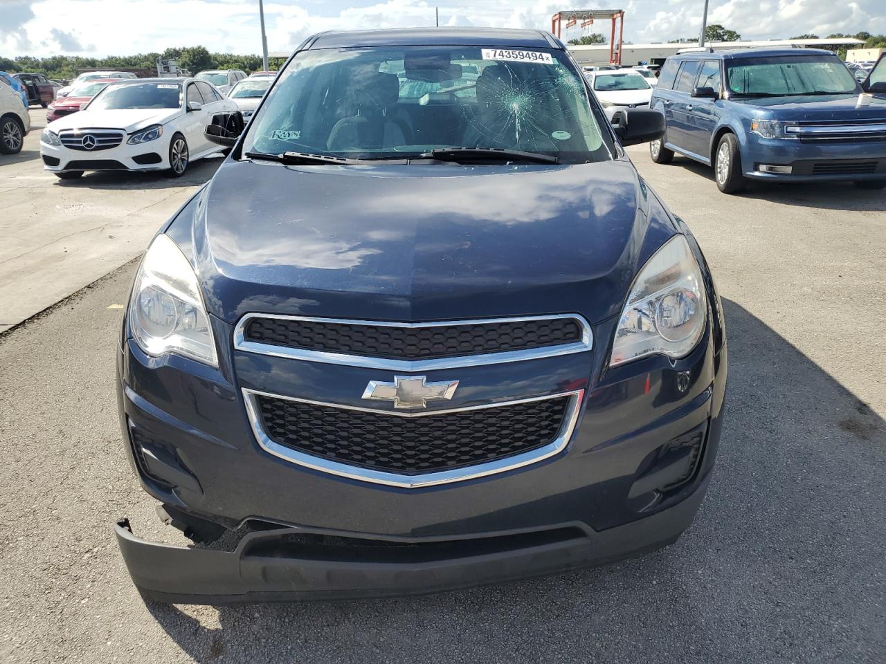 2015 Chevrolet Equinox VIN 2GNALAEK4F1180678 Copart auction photo, front end damage thumbnail 5