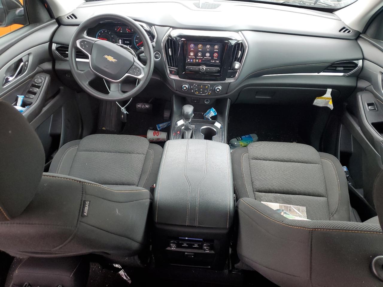2021 Chevrolet Traverse VIN 1GNERFKW1MJ176207 Copart auction photo, front end / side damage thumbnail 8