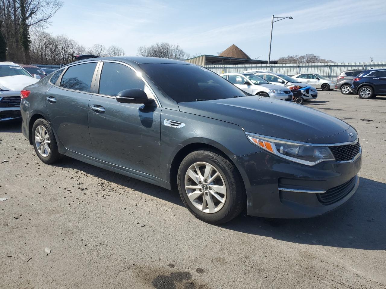 2016 KIA Optima VIN 5XXGT4L39GG020694 Copart auction photo, minor dent/scratches damage thumbnail 4
