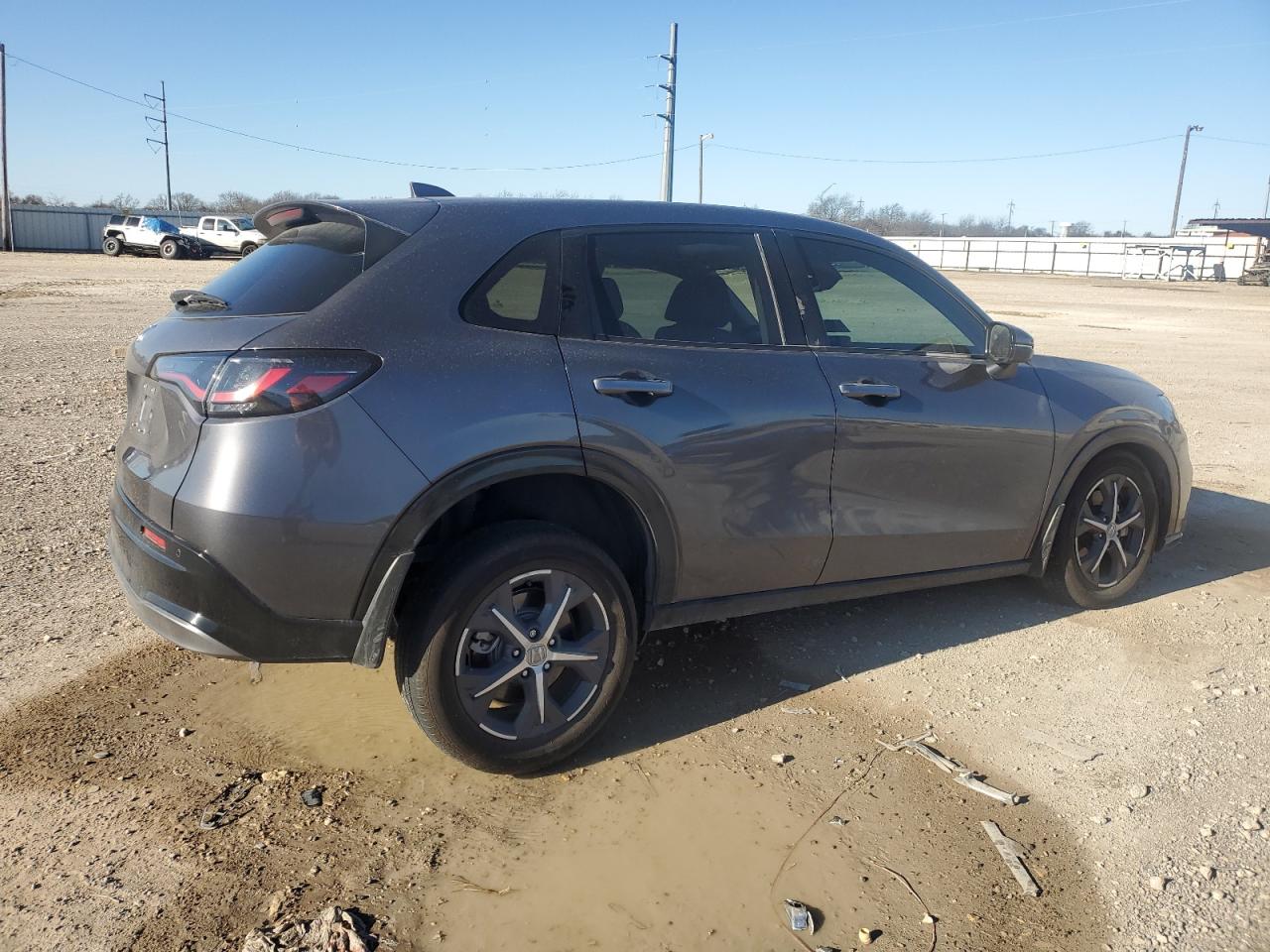 2024 Honda HR-V VIN 3CZRZ1H73RM752865 Copart auction photo, front end / side damage thumbnail 3