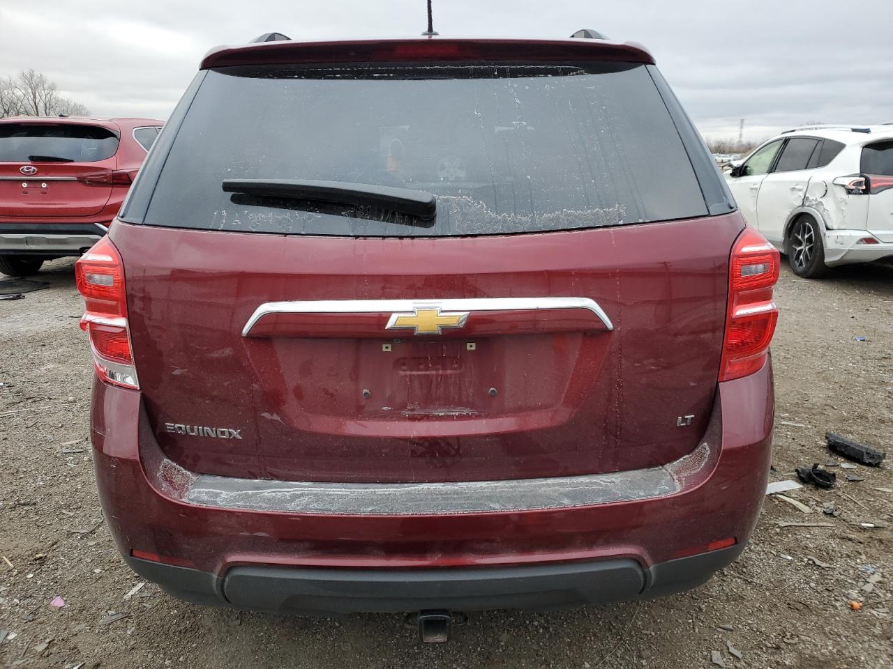 2017 Chevrolet Equinox VIN 2GNALCEK9H6161609 Copart auction photo, all over damage thumbnail 6