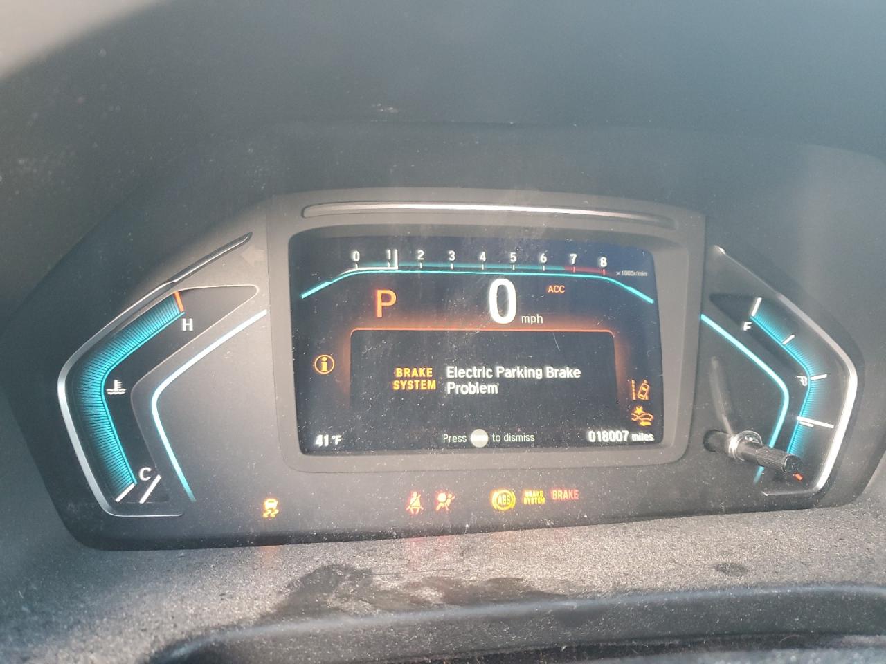 2019 Honda Odyssey VIN 5FNRL6H59KB124418 Copart auction photo, side / rear end damage thumbnail 9