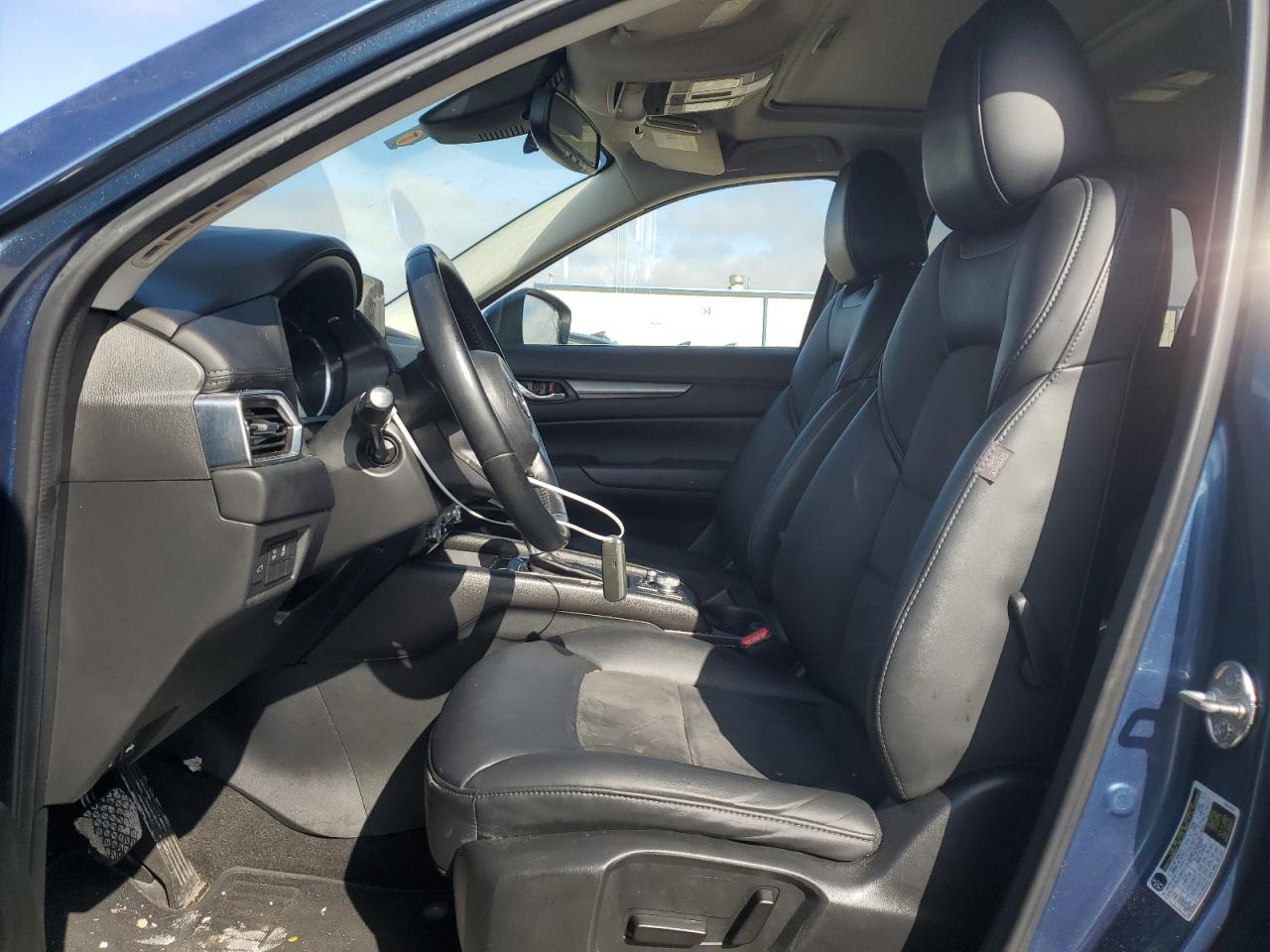 2019 Mazda CX-5 VIN JM3KFACM0K1597957 Copart auction photo, burn - engine damage thumbnail 7