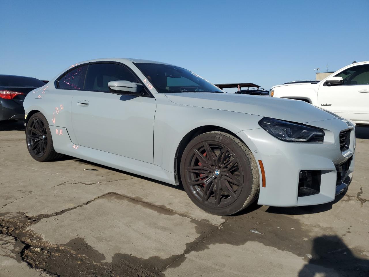 2024 BMW M2 VIN 3MF13DM07R8E65811 Copart auction photo, rear end / side damage thumbnail 4