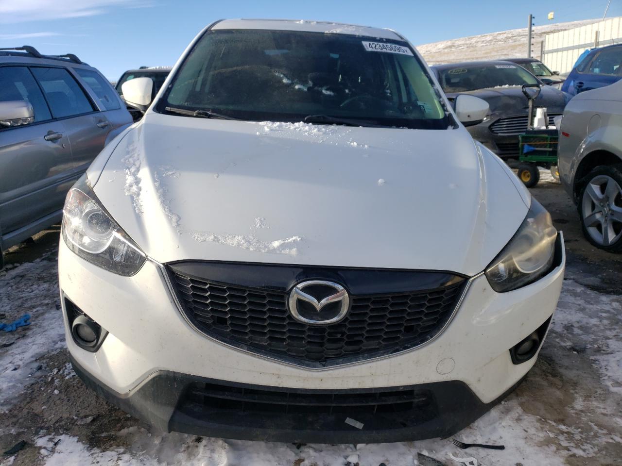 2015 Mazda CX-5 VIN JM3KE4DY1F0458938 Copart auction photo, front end / side damage thumbnail 5