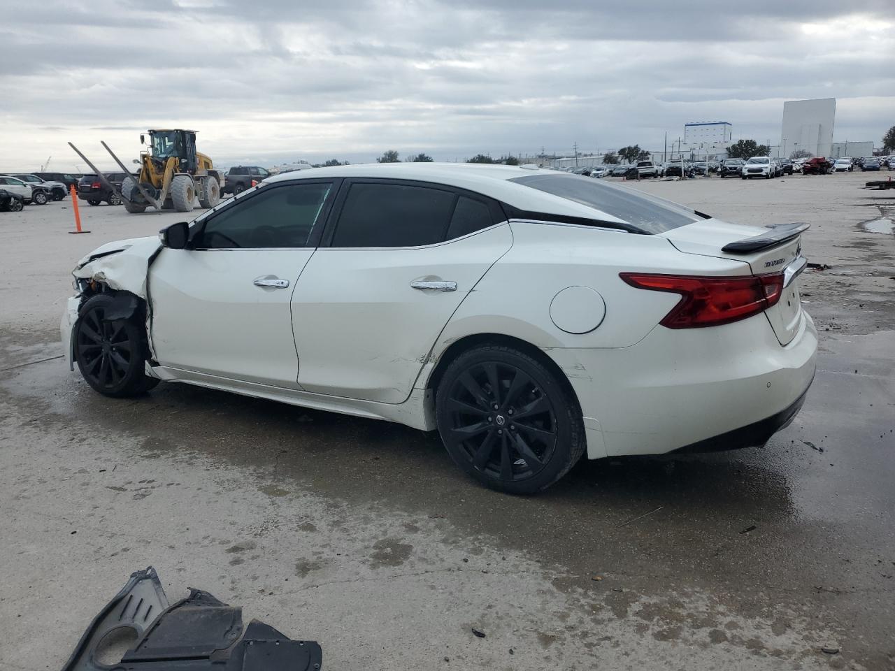 2017 Nissan Maxima VIN 1N4AA6AP9HC446339 Copart auction photo, front end / side damage thumbnail 2