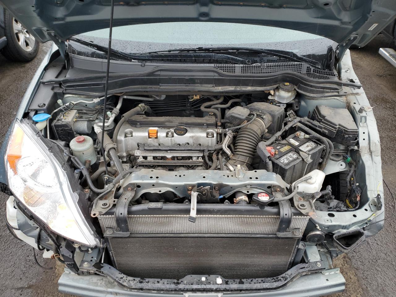 2011 Honda CR-V VIN JHLRE4H56BC011315 Copart auction photo, front end / side damage thumbnail 12