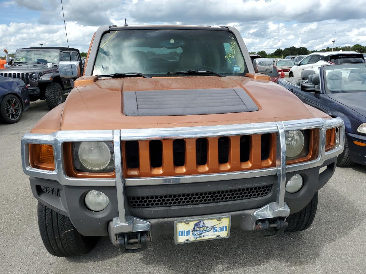2007 Hummer H3 VIN 5GTDN13E378128088 Copart auction photo, water/flood damage thumbnail 5
