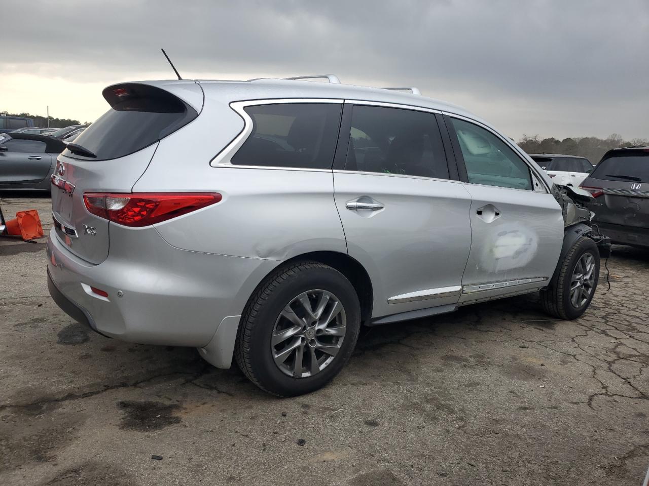 2013 Infiniti JX VIN 5N1AL0MM7DC326936 Copart auction photo, front end damage thumbnail 3