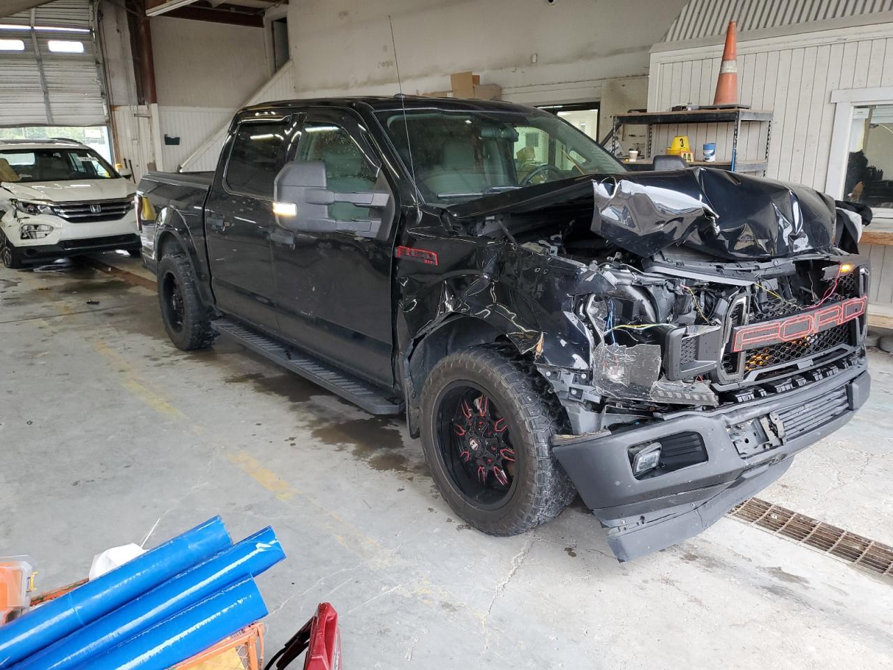 2018 Ford F-150 VIN 1FTEW1CB1JFB31444 Copart auction photo, front end damage thumbnail 4