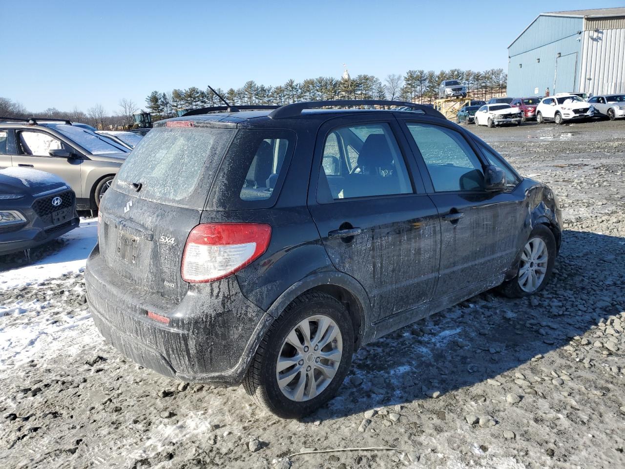 2013 Suzuki SX4 VIN JS2YB5A39D6100013 Copart auction photo, front end damage thumbnail 3