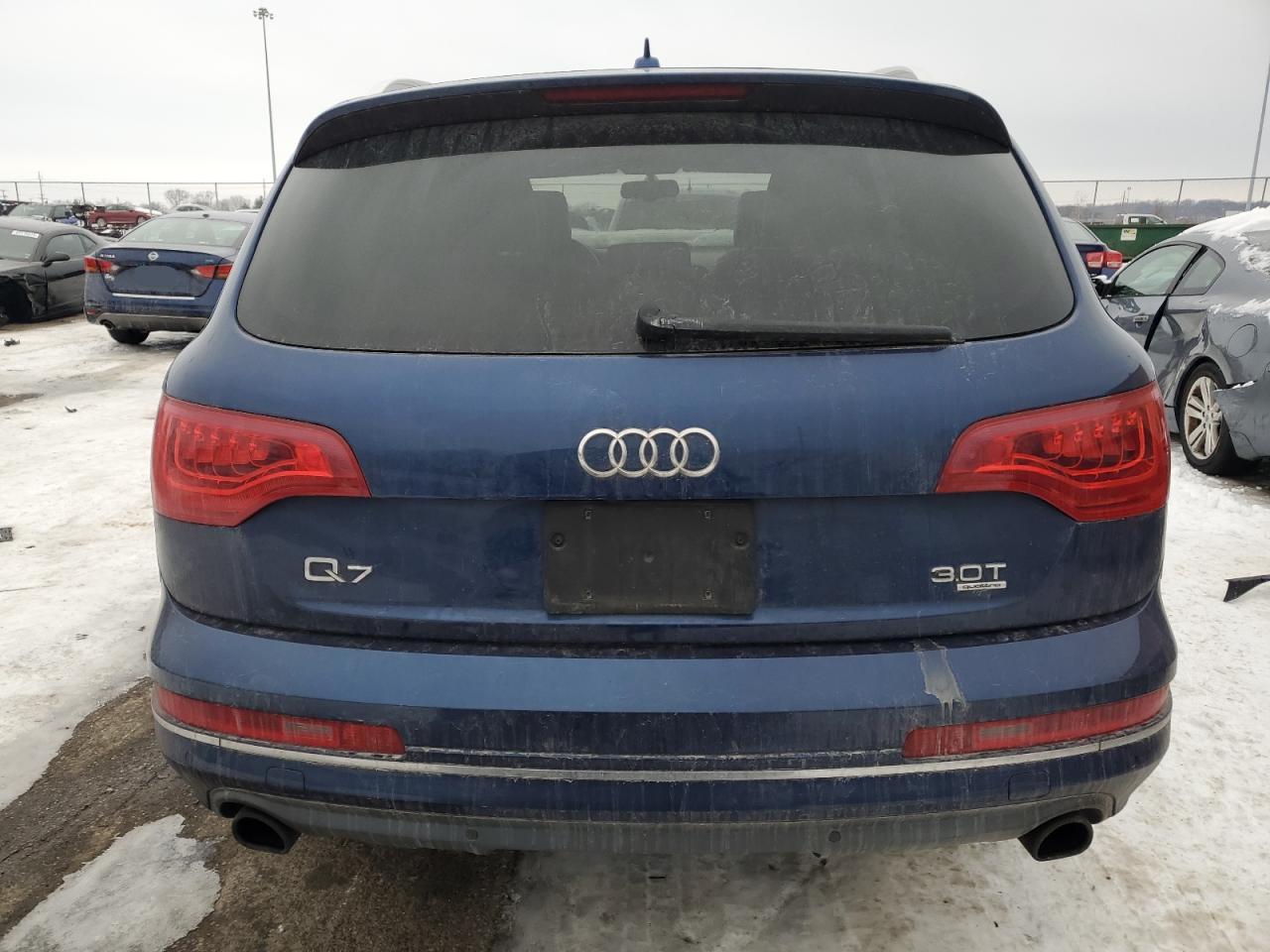 2015 Audi Q7 VIN WA1CGAFE5FD026378 Copart auction photo, side / front end damage thumbnail 7