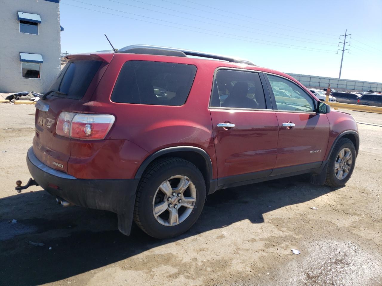 2008 GMC Acadia VIN 1GKEV13768J288395 Copart auction photo, front end damage thumbnail 3
