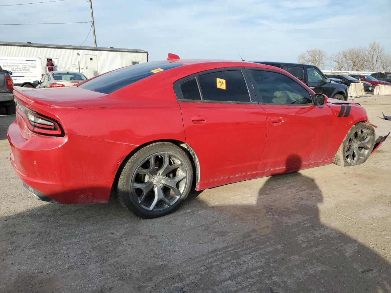 2015 Dodge Charger VIN 2C3CDXHG3FH900069 Copart auction photo, front end damage thumbnail 3
