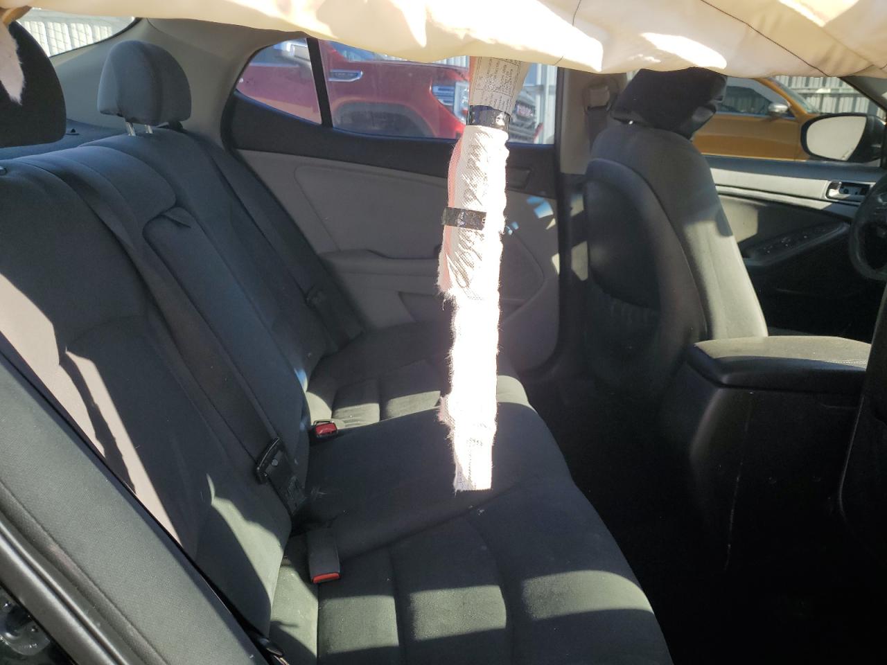 2015 KIA Optima VIN 5XXGM4A71FG450172 Copart auction photo, side / front end damage thumbnail 11