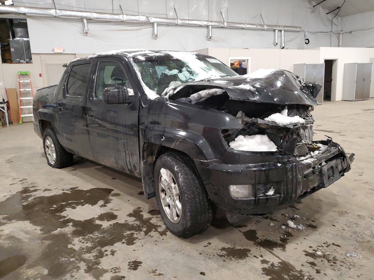 2012 Honda Ridgeline VIN 5FPYK1F47CB004038 Copart auction photo, front end damage thumbnail 4