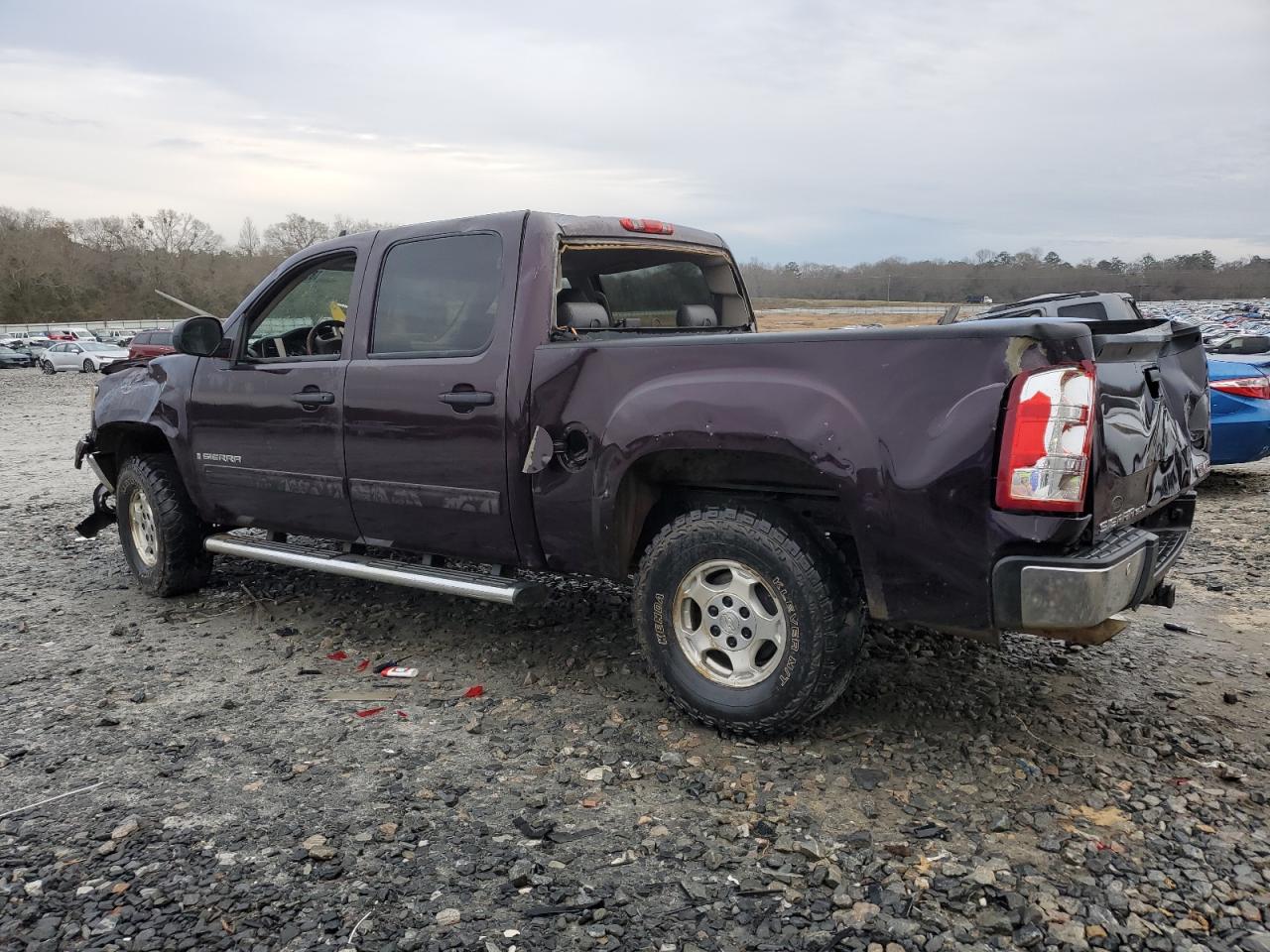 2008 GMC Sierra VIN 2GTEC13J181292457 Copart auction photo, rollover damage thumbnail 2