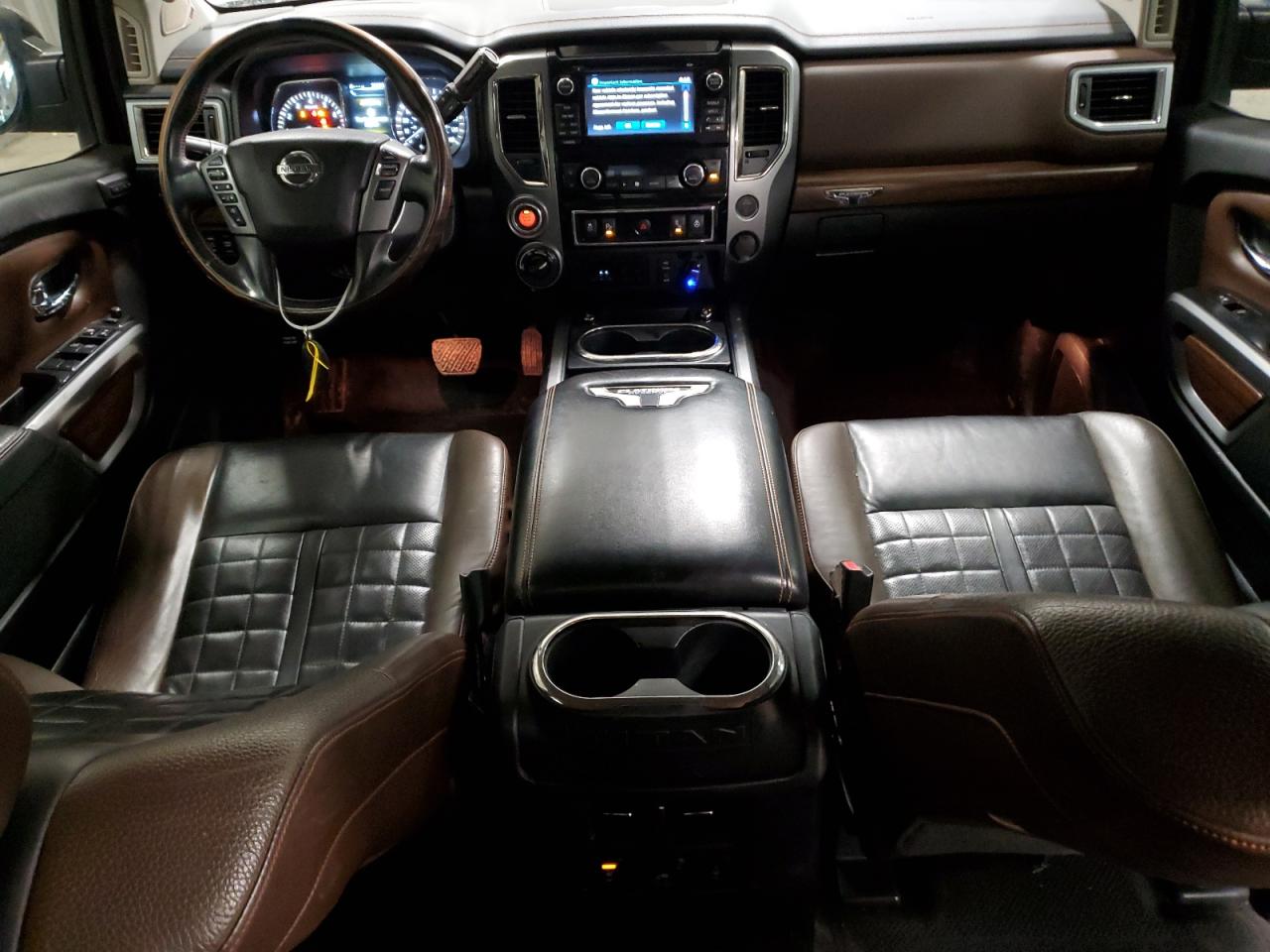 2018 Nissan Titan VIN 1N6AA1E58JN543268 Copart auction photo, front end / rear end damage thumbnail 8