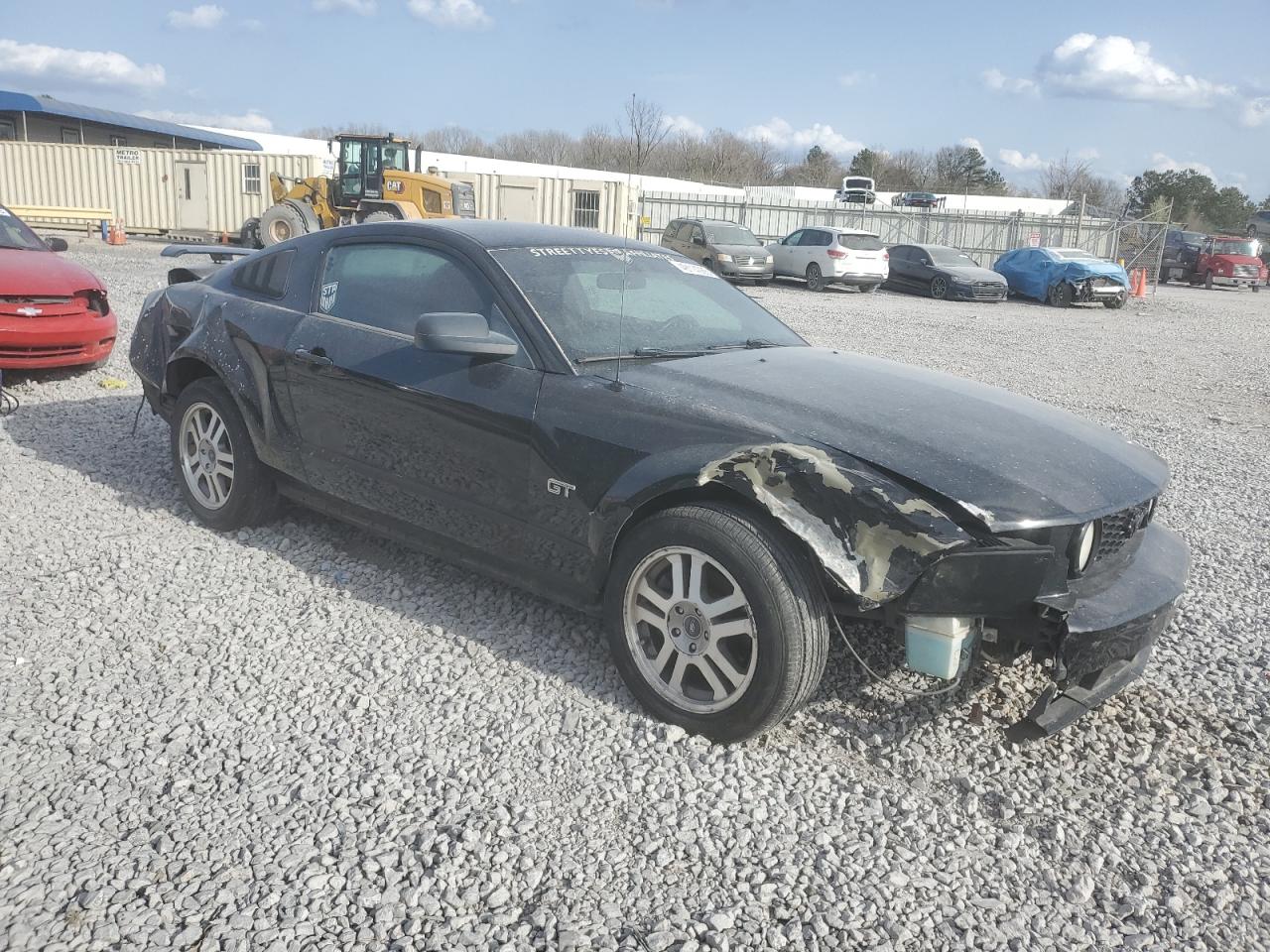 2005 Ford Mustang VIN 1ZVFT82H55130690 Copart auction photo, rear end / front end damage thumbnail 4