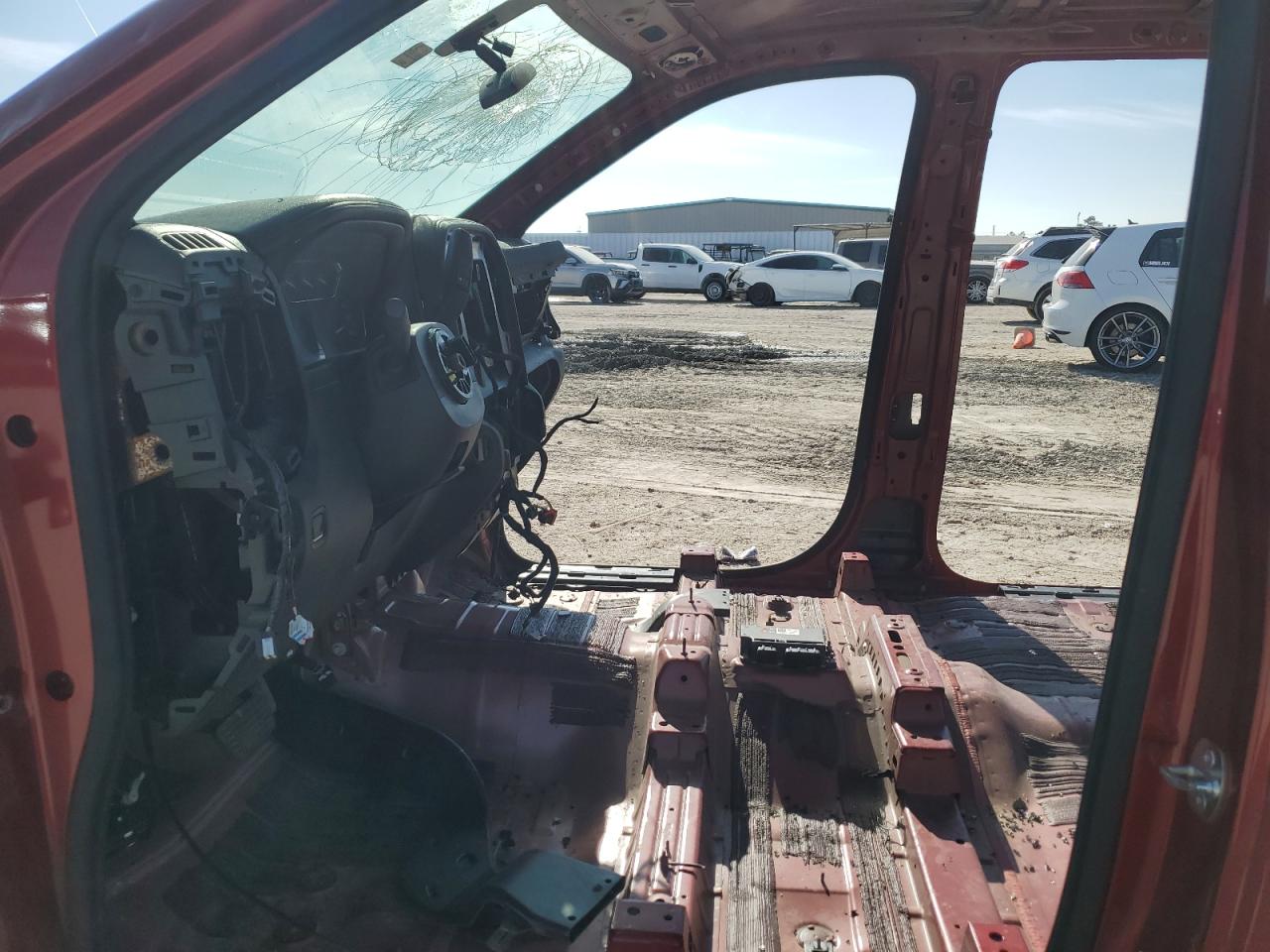 2021 GMC Sierra VIN 1GT19PEYXMF300794 Copart auction photo, stripped damage thumbnail 7