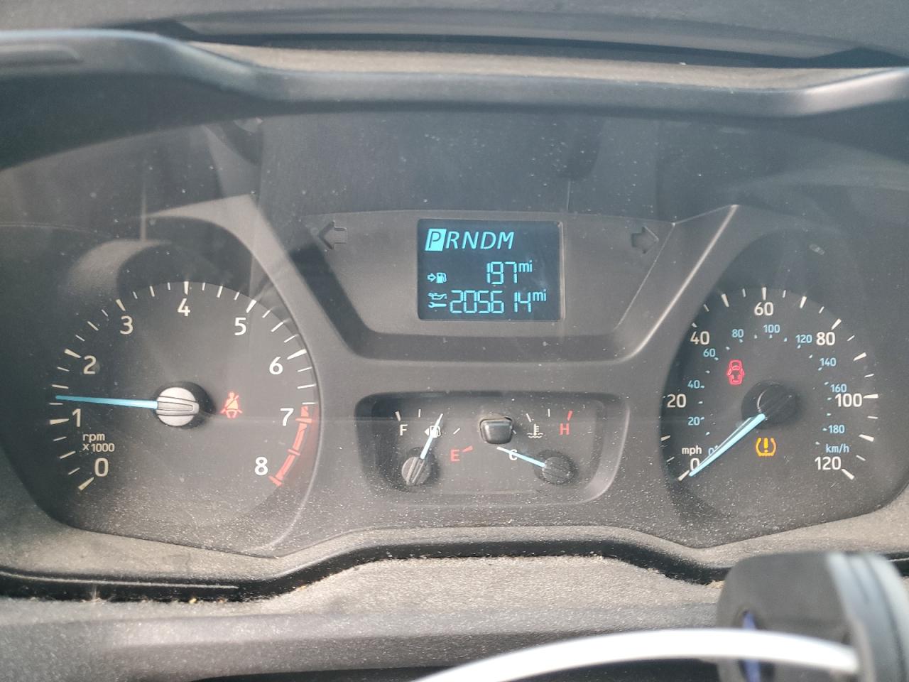 2015 Ford Transit VIN 1FTYR1ZM4FKA99942 Copart auction photo, front end / hail damage thumbnail 9