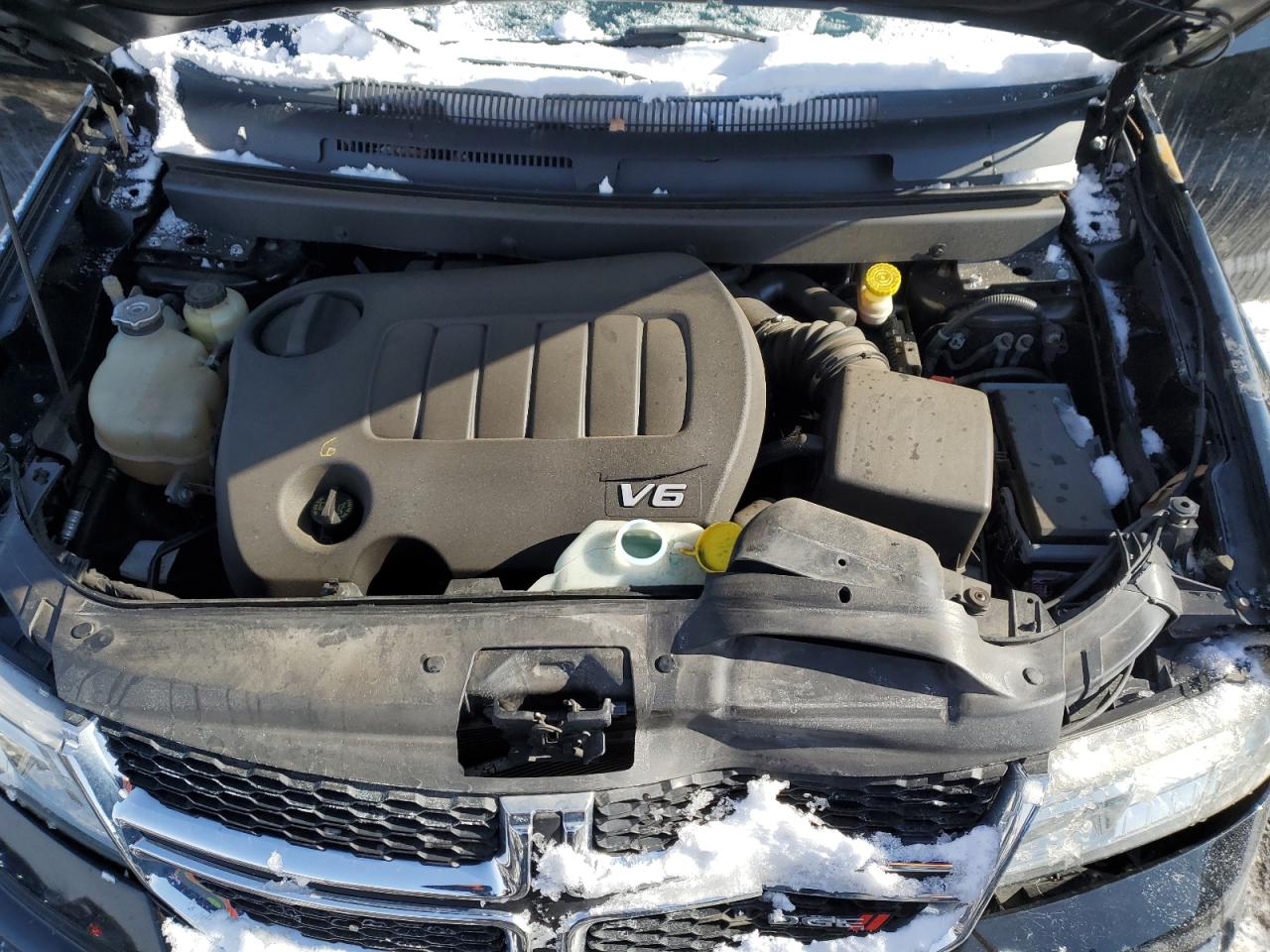 2016 Dodge Journey VIN 3C4PDDAGXGT173348 Copart auction photo, front end / side damage thumbnail 14