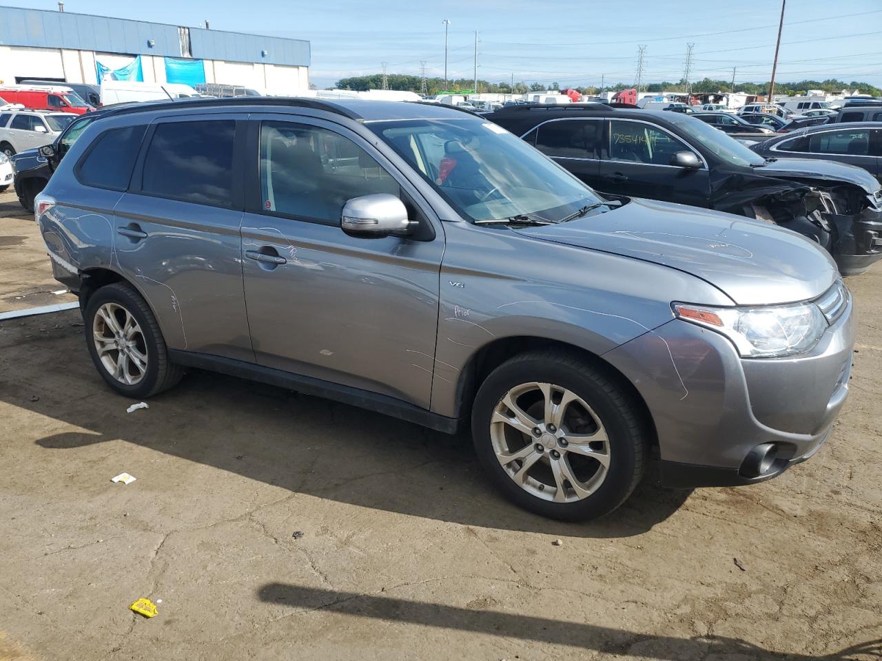 2014 Mitsubishi Outlander VIN JA4JZ3AXXEZ603915 Copart auction photo, rear end damage thumbnail 4
