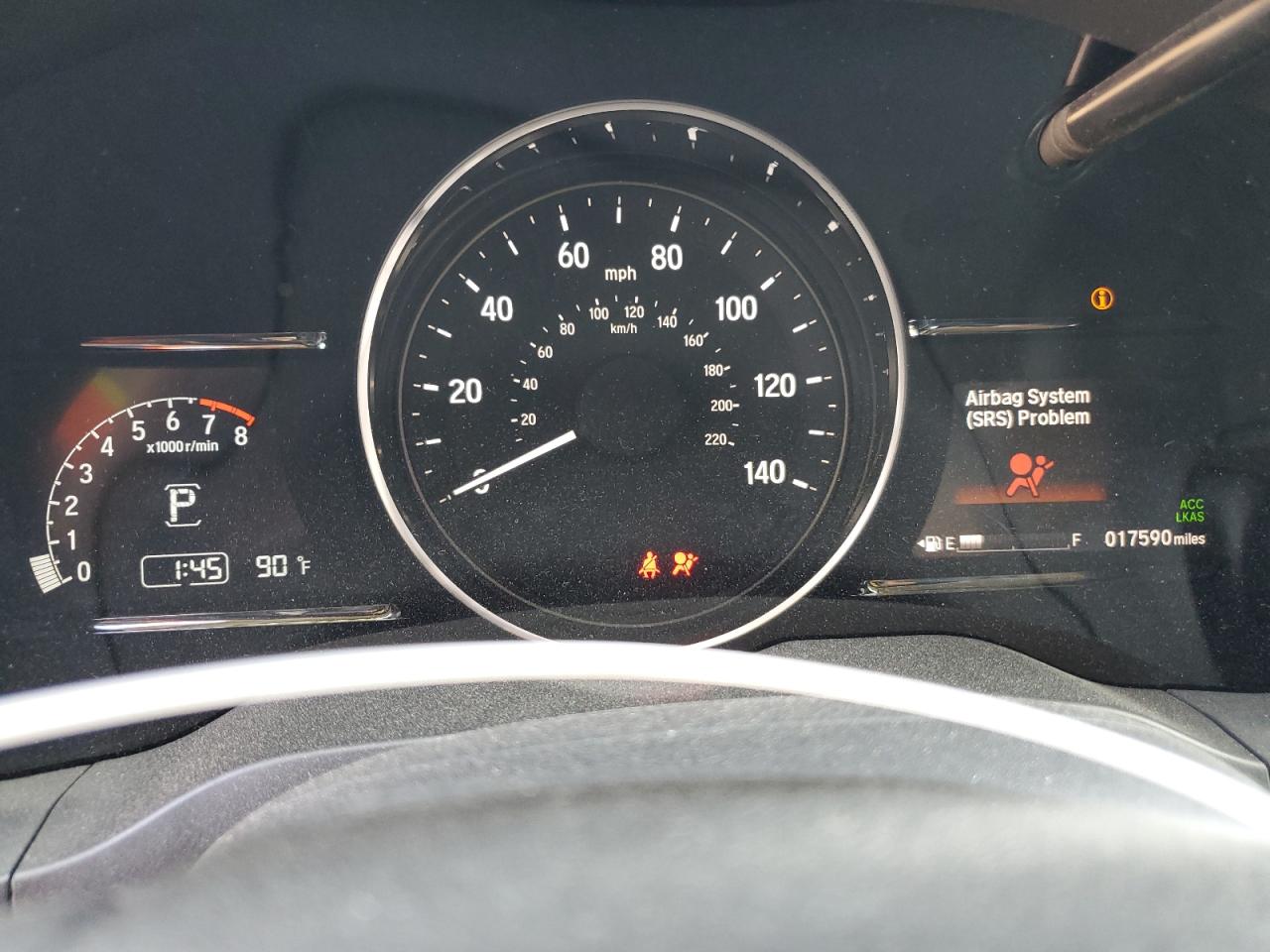 2019 Honda HR-V VIN 3CZRU5H72KM725541 Copart auction photo, side / minor dent/scratches damage thumbnail 9