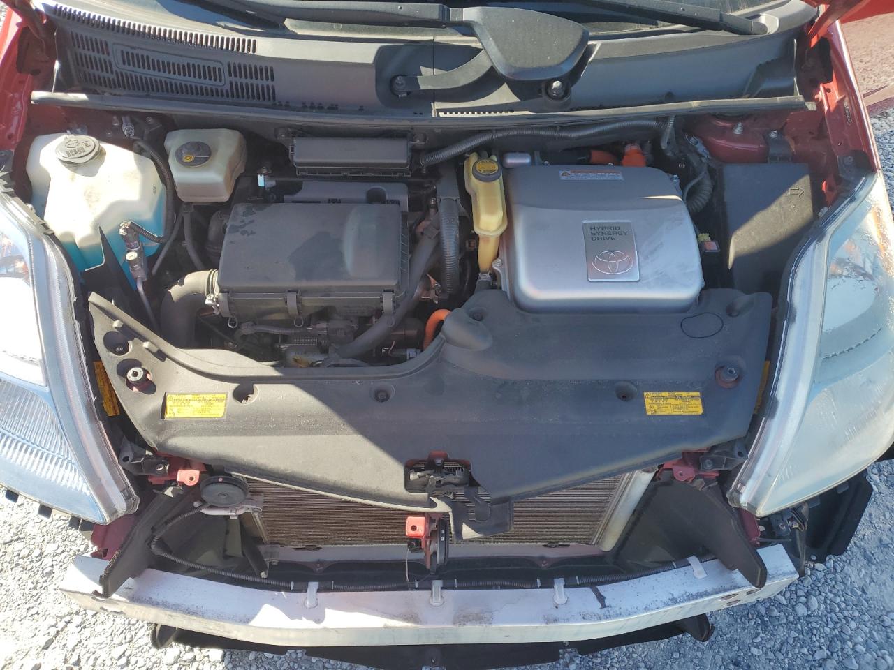 2008 Toyota Prius VIN JTDKB20U683345433 Copart auction photo, rear end damage thumbnail 11