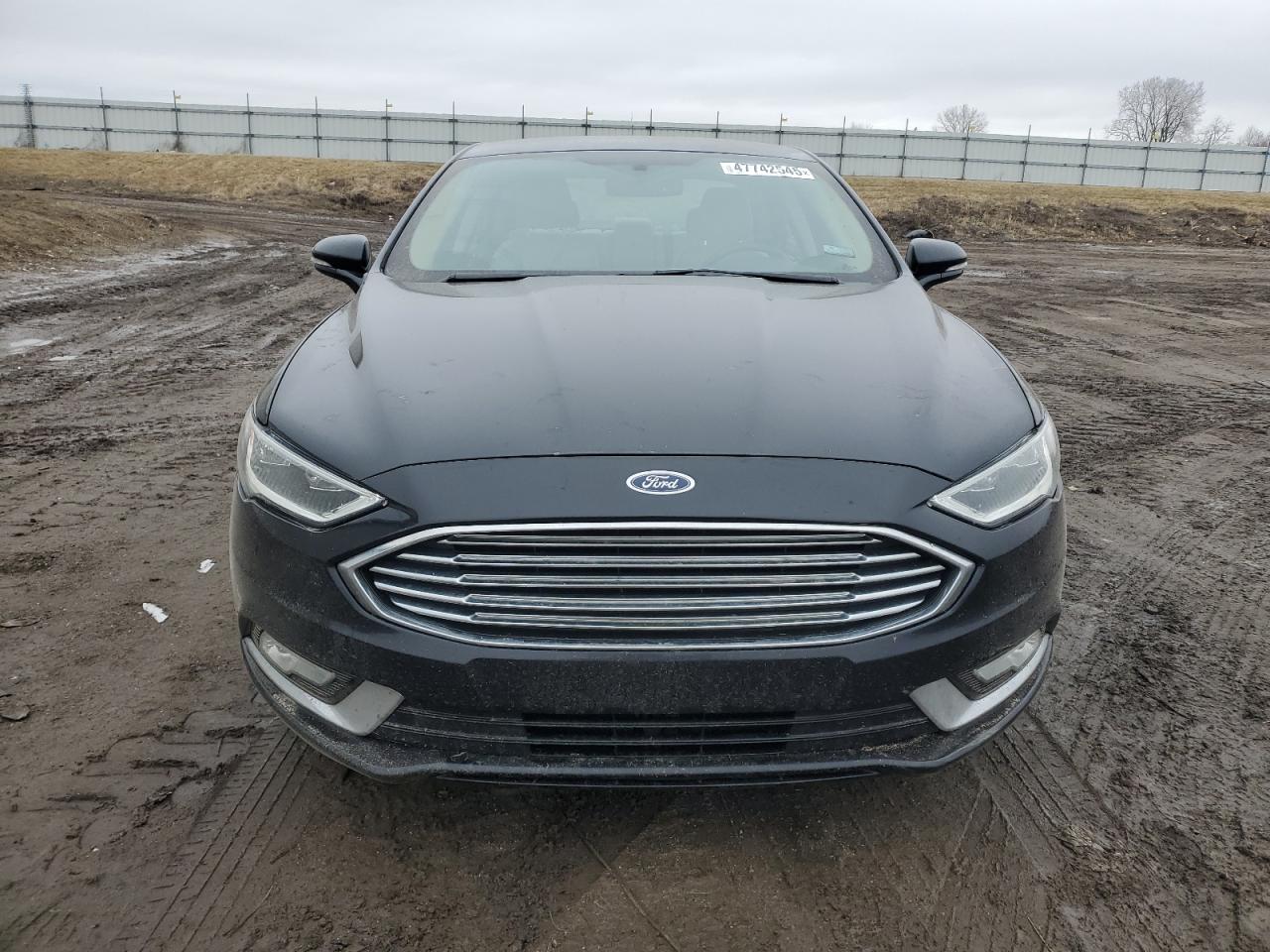 2018 Ford Fusion VIN 3FA6P0RU2JR214152 Copart auction photo, rear end damage thumbnail 5