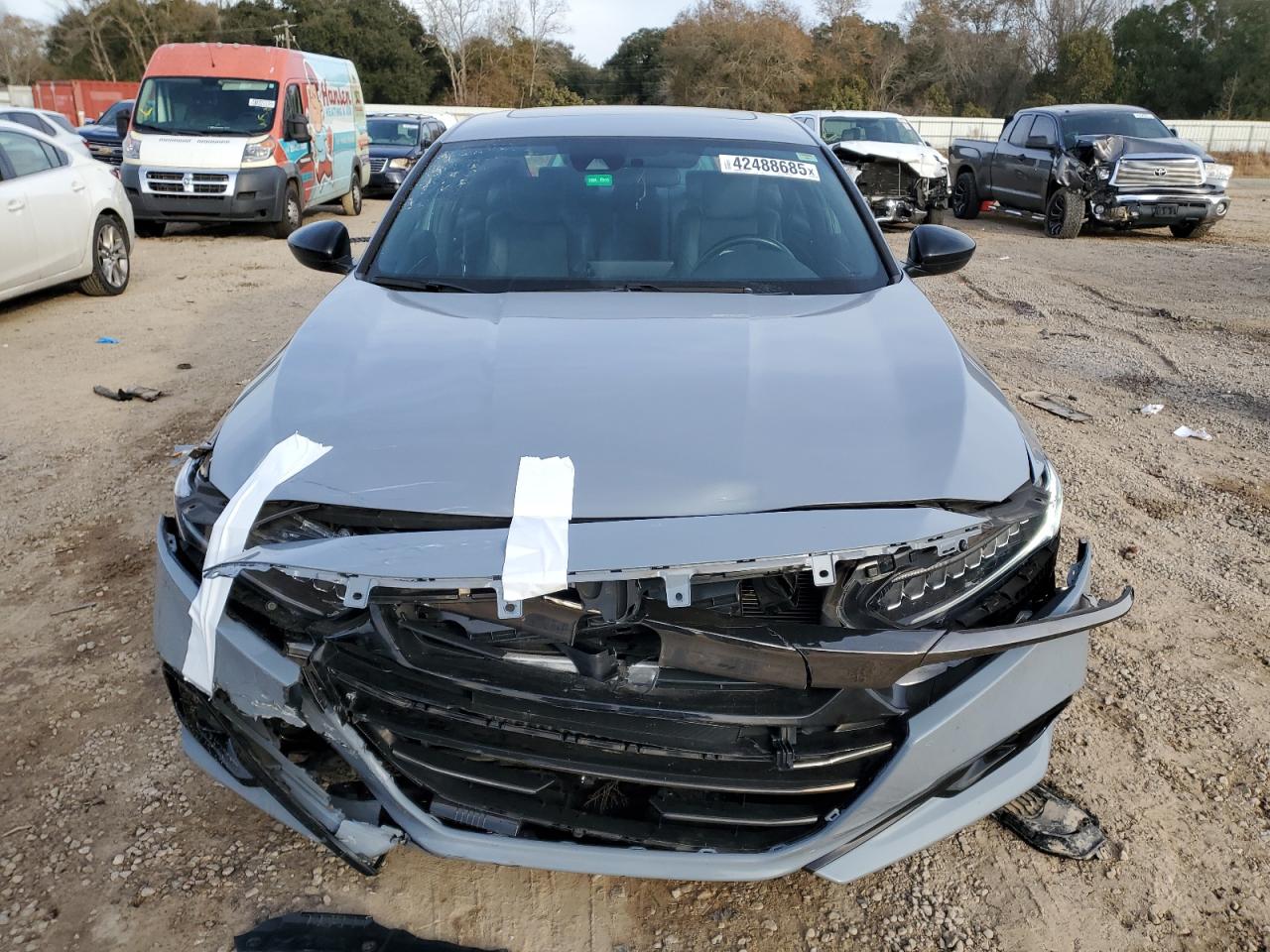 2022 Honda Accord VIN 1HGCV2F34NA005054 Copart auction photo, front end damage thumbnail 5