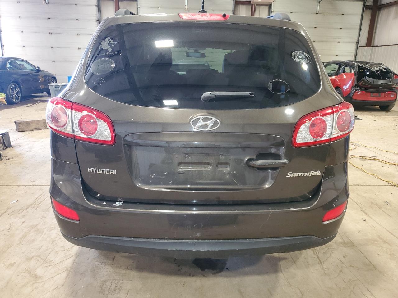 2011 Hyundai Santa Fe VIN 5XYZG3AB5BG025736 Copart auction photo, front end / side damage thumbnail 6