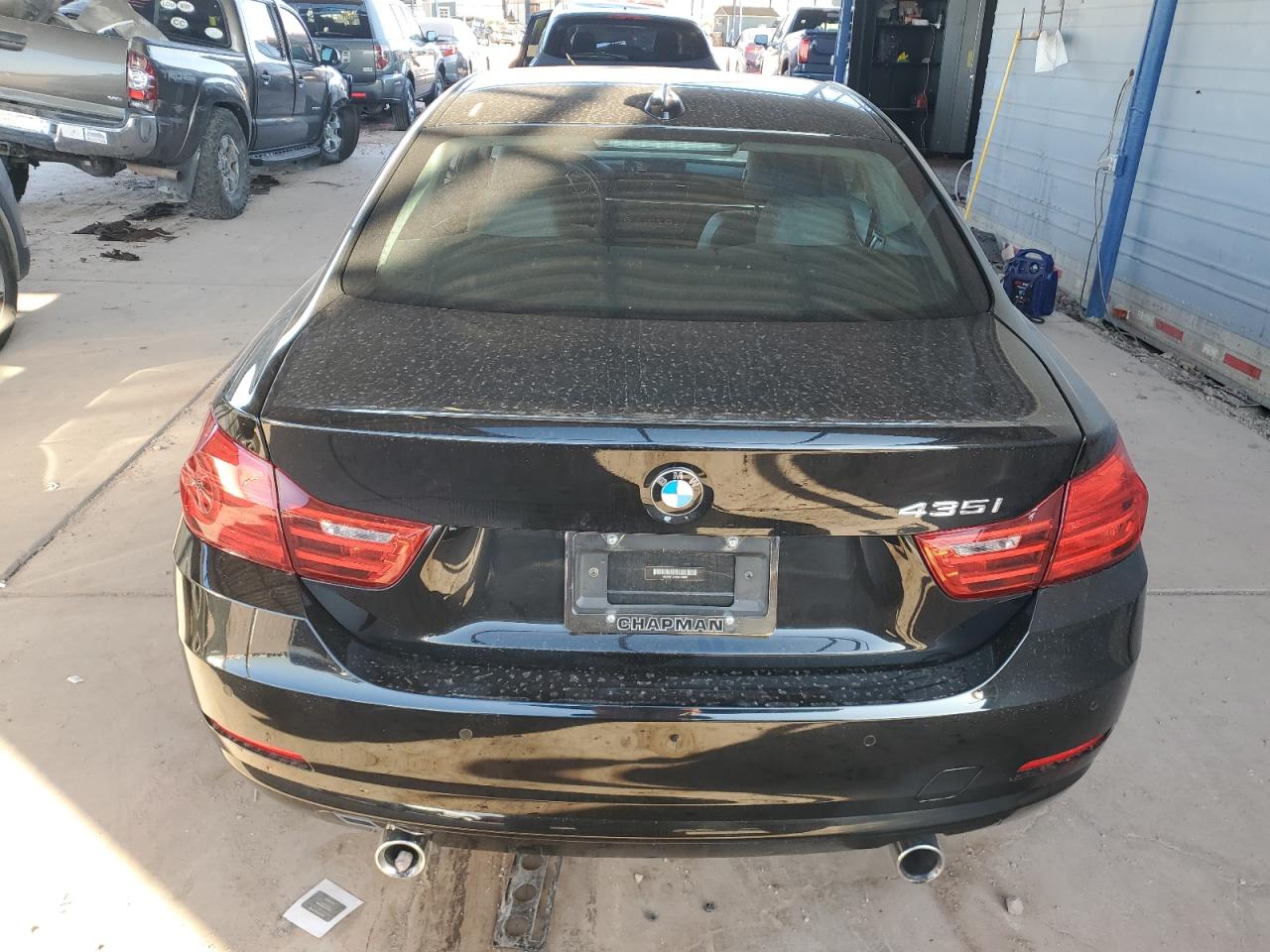 2014 BMW 4er VIN WBA3R1C58EK192907 Copart auction photo, front end / side damage thumbnail 6
