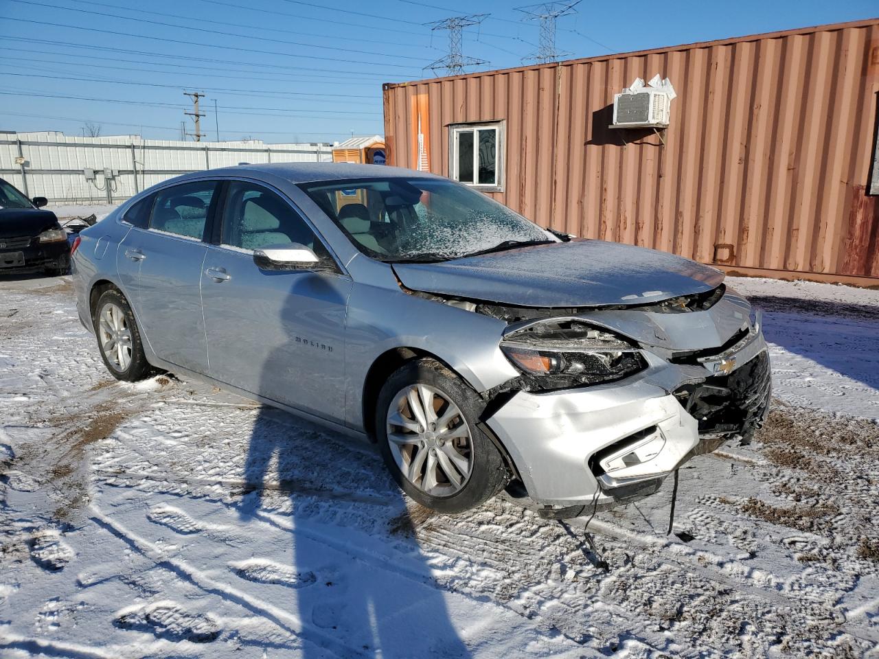 2016 Chevrolet Malibu VIN 1G1ZE5ST6GF215542 Copart auction photo, front end damage thumbnail 4