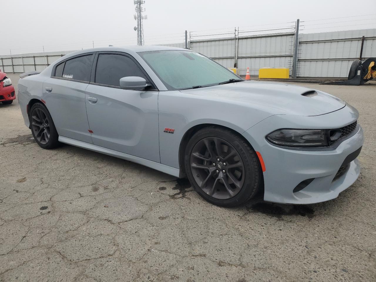 2021 Dodge Charger VIN 2C3CDXGJ0MH539801 Copart auction photo, vandalism damage thumbnail 4
