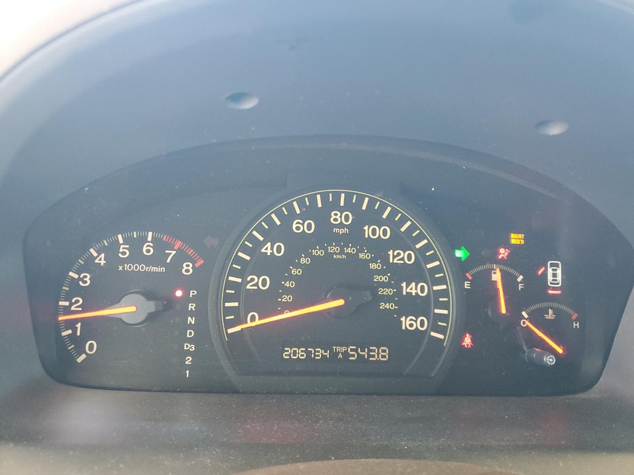 2003 Honda Accord VIN 3HGCM56313G708775 Copart auction photo, front end damage thumbnail 9