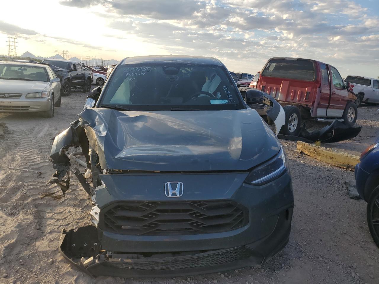 2024 Honda HR-V VIN 3CZRZ2H59RM714271 Copart auction photo, all over / undercarriage damage thumbnail 5