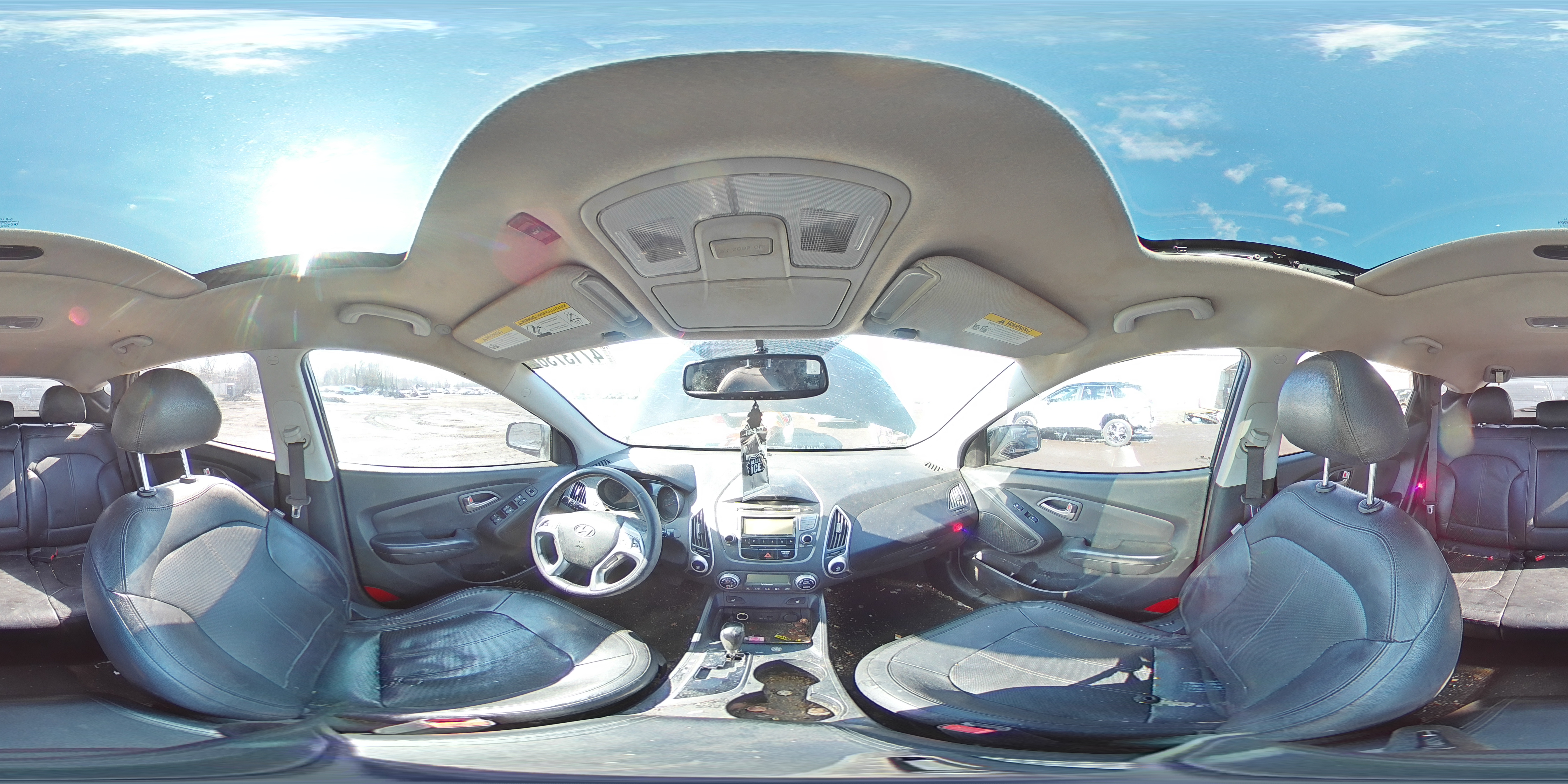 2010 Hyundai Tucson VIN KM8JU3AC9AU082710 Copart auction photo, front end damage thumbnail 14