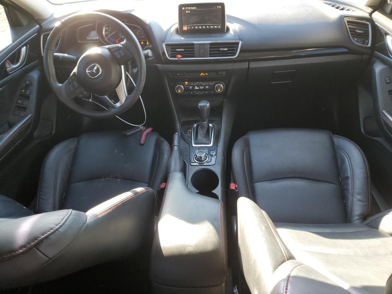 2014 Mazda 3 VIN JM1BM1W72E1163354 Copart auction photo, front end damage thumbnail 8