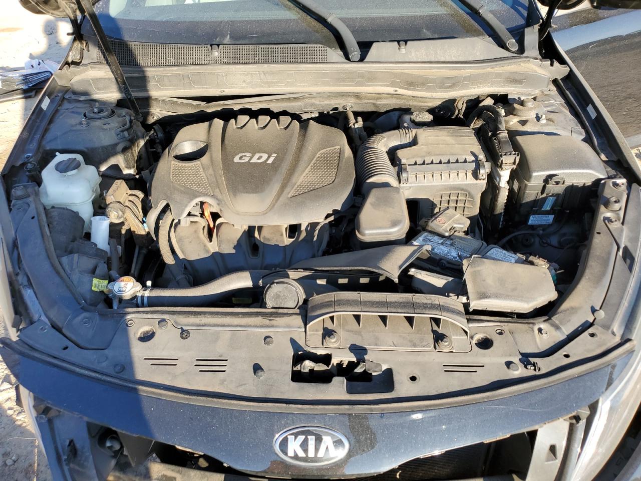 2015 KIA Optima VIN 5XXGM4A72FG485674 Copart auction photo, front end / undercarriage damage thumbnail 13