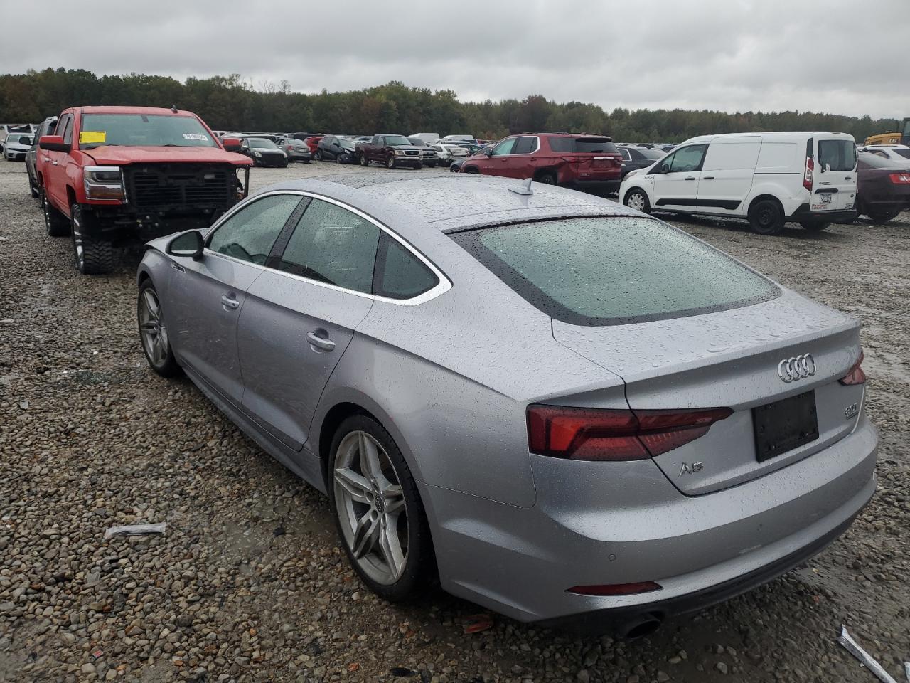 2018 Audi A5 VIN WAUENCF52JA062519 Copart auction photo, front end damage thumbnail 2