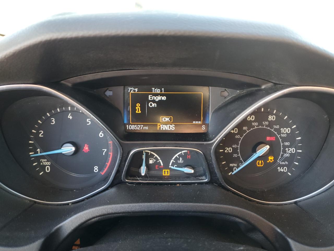 2016 Ford Focus VIN 1FADP3F29GL276196 Copart auction photo, side / rear end damage thumbnail 9