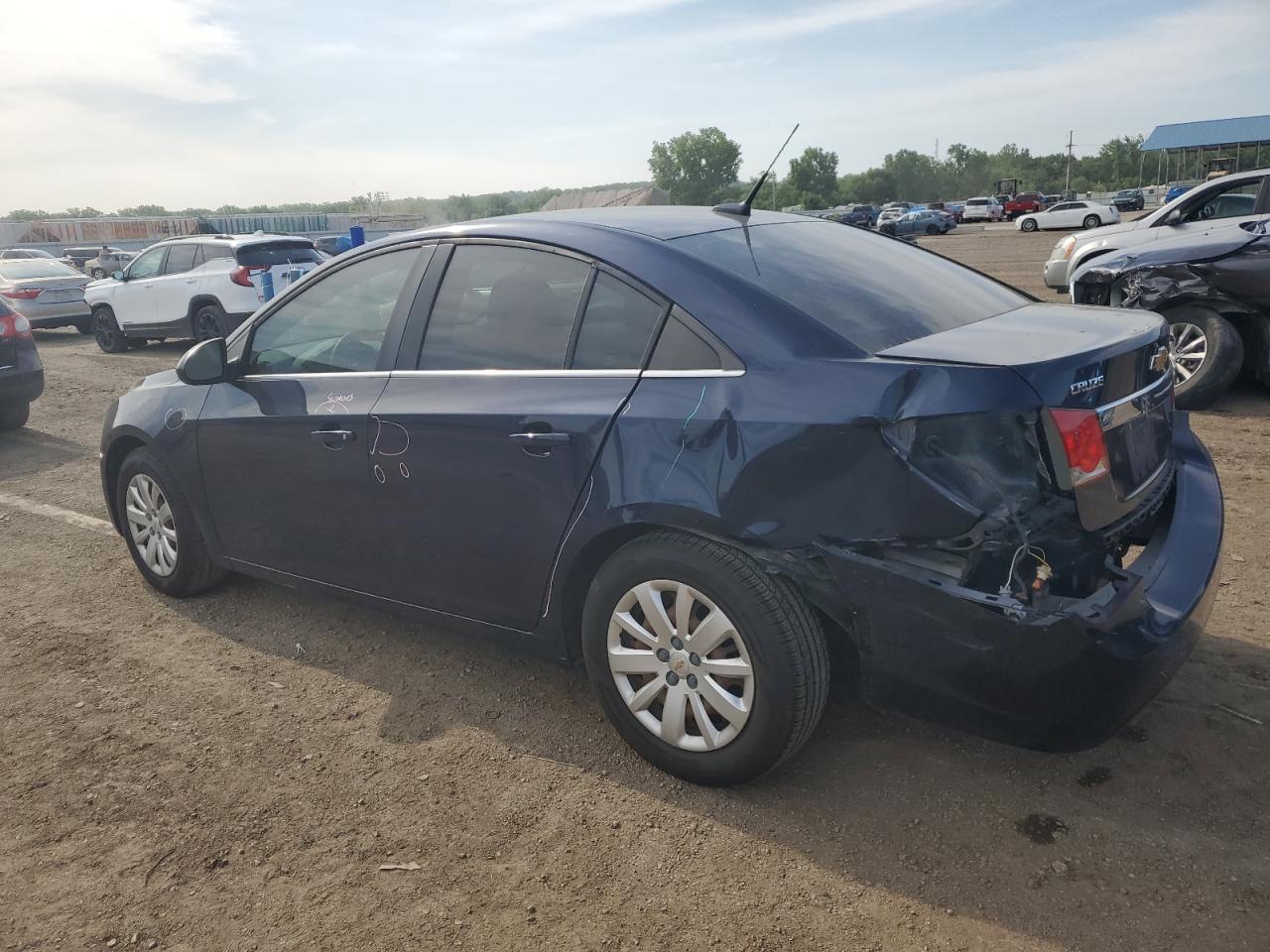 2011 Chevrolet Cruze VIN 1G1PF5S93B7143856 Copart auction photo, rear end damage thumbnail 2