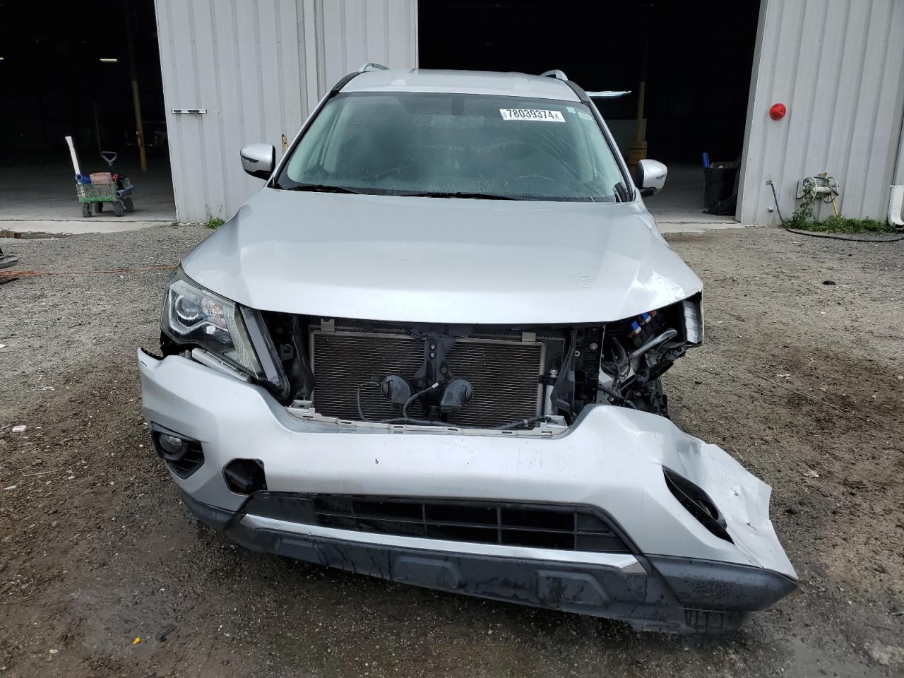 2019 Nissan Pathfinder VIN 5N1DR2MN9KC598546 Copart auction photo, front end damage thumbnail 5