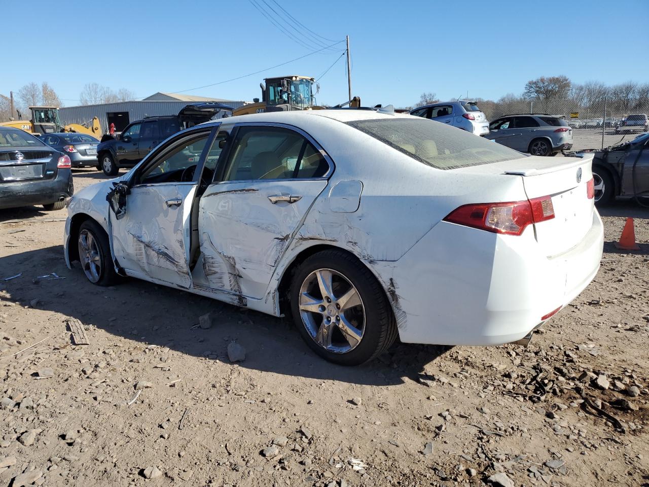 2012 Acura TSX VIN JH4CU2F44CC014797 Copart auction photo, side / front end damage thumbnail 2
